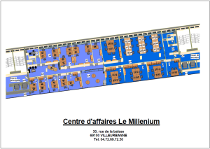 Location bureau équipé Villeurbanne